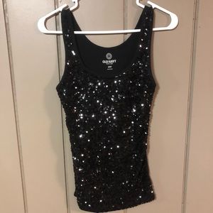 Sequin Tank Top